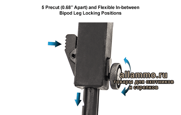 Сошки Leapers на Weaver TL-BP20Q-A