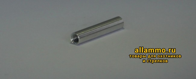 Переходник ЧИСТОGUN - дюраль, мама/мама, резьба дюймовая, 5/40 на 8/32 к шомп. MegaLine, StilCrin, Nimar