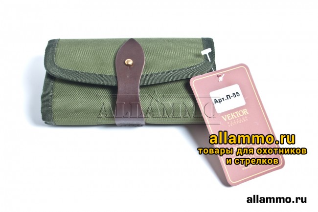 VEKTOR Подсумок двух рядный из ткани кордура на 12 патронов 12 кал. (П-55)