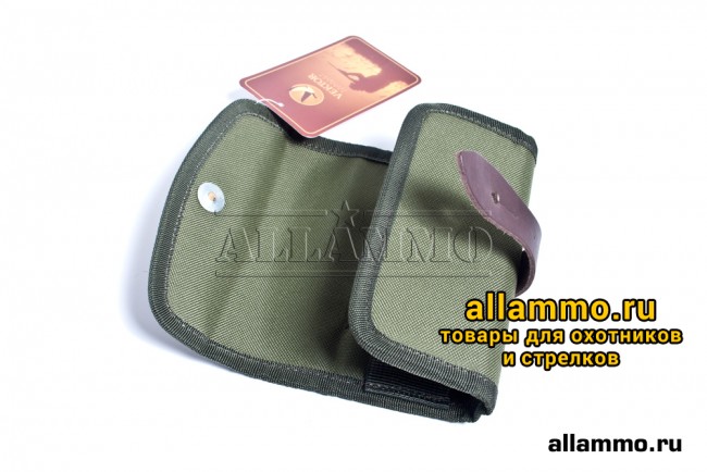 VEKTOR Подсумок двух рядный из ткани кордура на 12 патронов 12 кал. (П-55)