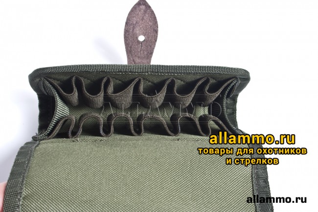 VEKTOR Подсумок двух рядный из ткани кордура на 12 патронов 12 кал. (П-55)