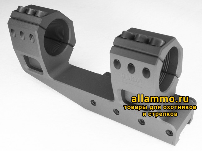 92554b9b4033efb128db9b4eba1e7684.jpg Моноблочный кронштейн РОСТ "ХВАТ" 30мм H26,5мм 0MOA с выносом на Picatinny/Weaver