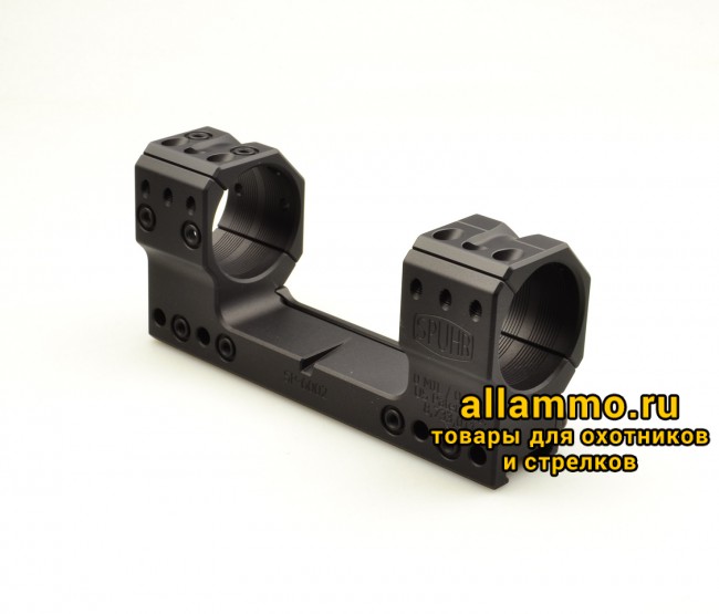 Тактический кронштейн SPUHR D36мм для установки на Picatinny, H38мм, без наклона (SP-6002)