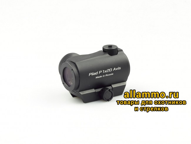 Коллиматорный прицел ВОМЗ Пилад P1х20 AVIS-01 (weaver барашек, барабан яркости)