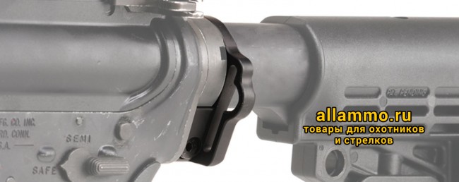 de7e41014871a05d525958536d25f153.jpeg Антабка CAA для AR-ситстем (AR15/M4), двухсторонняя, на трубку приклада, под ремень 3см OPSM