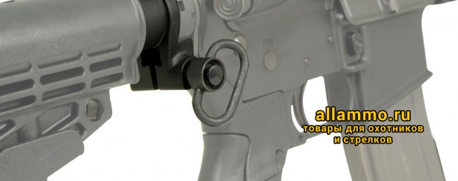 993e0d62be6401a77c121e894b72b757.jpeg Антабка CAA для AR-ситстем (AR15/M4), двухсторонняя, на трубку приклада, под ремень 3см OPSM