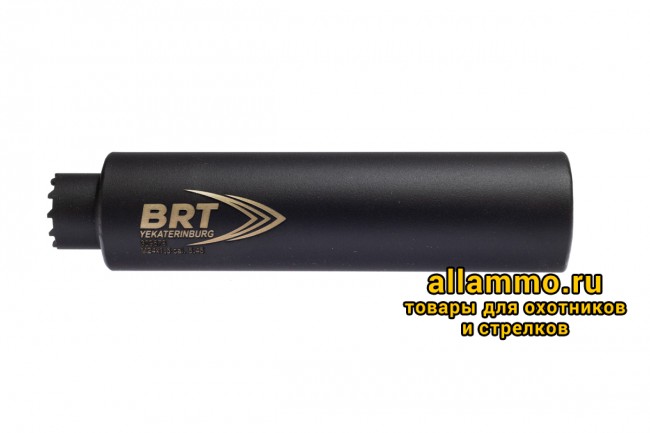 KT9A3374-2 Реактивный ДТКП закрытого типа BRT Барс газоразгруженный для АК-74/Сайга-МК, кал. 5,45/223 (170мм, резьба M24х1,5R, п/п 7,5мм, ⌀ 45мм)