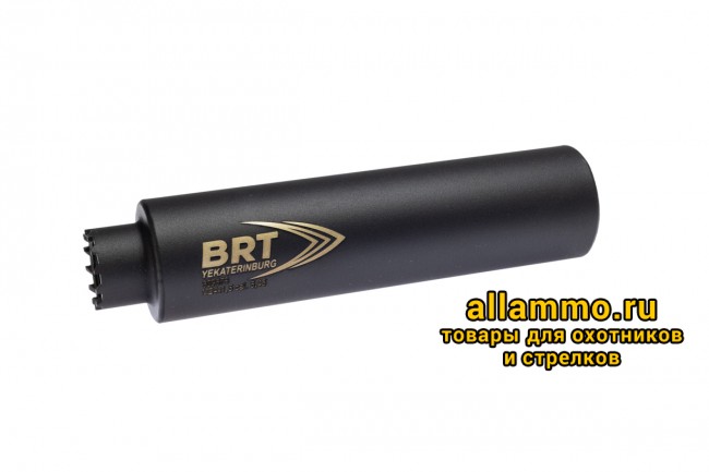 KT9A3376-2 Реактивный ДТКП закрытого типа BRT Барс газоразгруженный для АК-74/Сайга-МК, кал. 5,45/223 (170мм, резьба M24х1,5R, п/п 7,5мм, ⌀ 45мм)