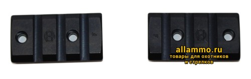 25051 10-00-459 Раздельные базы Weawer/Picatinni для установки на ствольную коробку Rosler Titan6 (Германия)