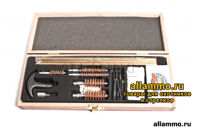 Универсальный набор DAC для чистки в деревянном кофре 17 предметов