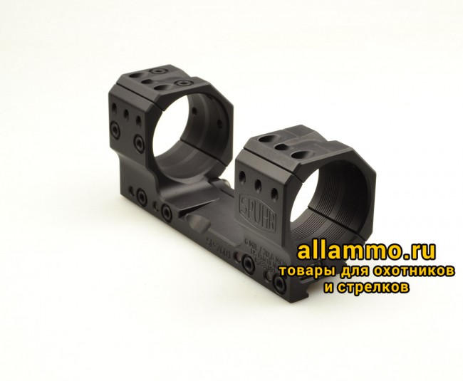 Тактический кронштейн SPUHR D40мм для установки на Picatinny, H30мм, наклон 6MIL/20.6MOA (SP-7601)