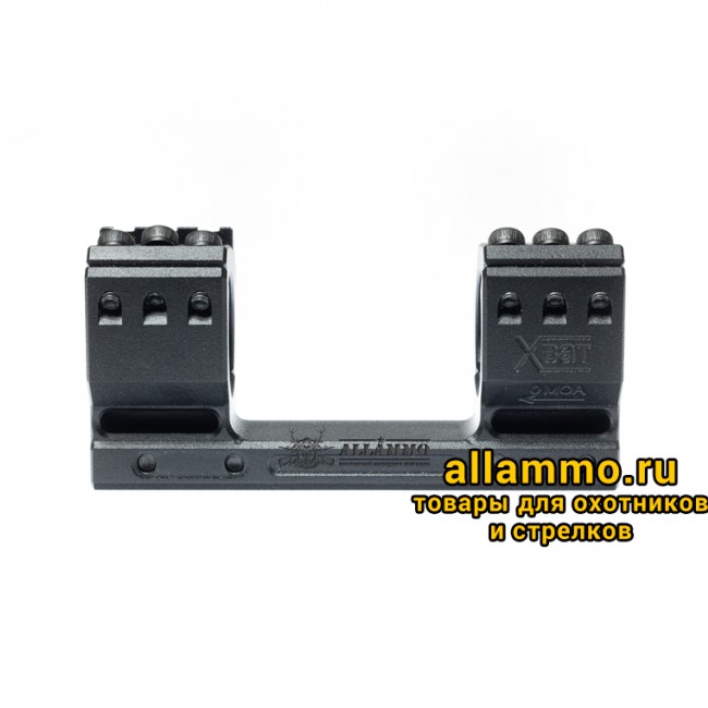 1 Моноблочный кронштейн РОСТ "ХВАТ" 30мм H15мм 0MOA на Picatinny/Weaver