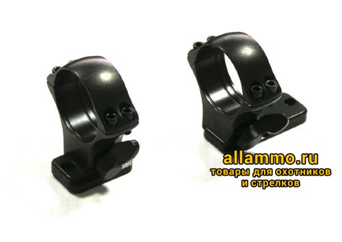 5252-30080 Быстросъемные кольца MAK 30мм с основаниями на Sauer 202 BH=17мм