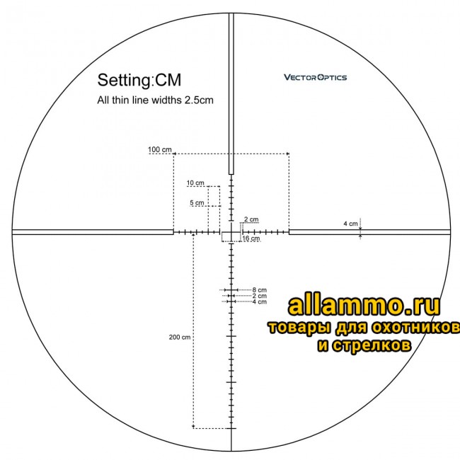 Оптический прицел Vector Optics Veyron 4-16x44 FFP кольца 30мм (для пневматики)