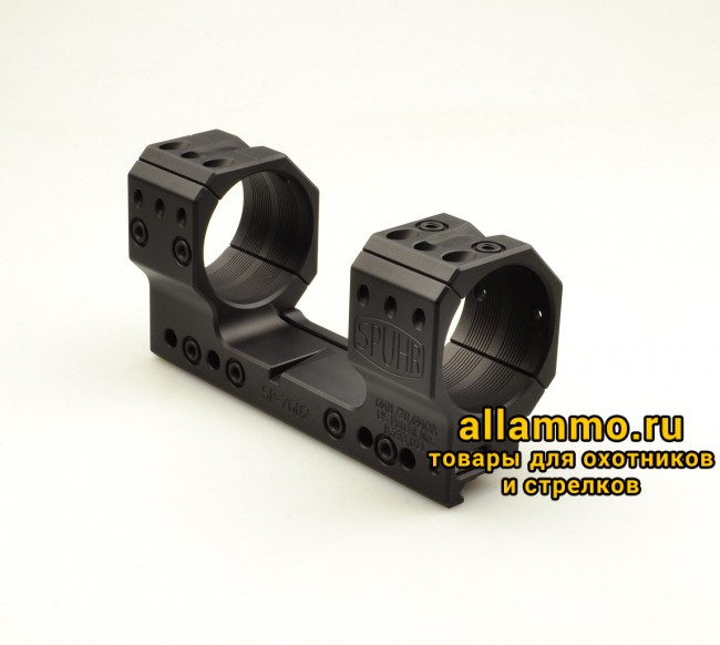 Тактический кронштейн SPUHR D40мм для установки на Picatinny, H38мм, наклон 6MIL/20.6MOA (SP-7602)