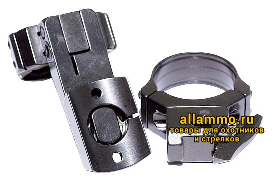 512011d267bb84883e20e261fb20ef30.jpg 500-05406 Быстросъемные поворотные кольца Apel EAW 30мм с основаниями на Heym SR-21/30 КR=38мм BH=17мм