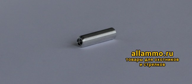 Переходник ЧИСТОGUN - дюраль, мама/мама, резьба дюймовая, 12/28 на 8/32 к шомп. Dewey 30/35C (аналог переходника LGBA)