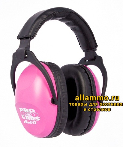 Наушники пассивные Pro-Ears ReVo розовые неон