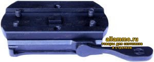 37710 11320-000095 Быстросъемный кронштейн Henneberger для установки прицелов Aimpoint Micro на переднее основание поворотных кронштейнов