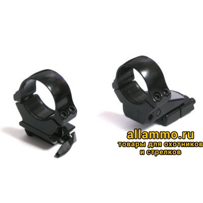 37062394f312a140018d.JPG 504-10047 Быстросъемные поворотные кольца Apel EAW 26мм с основаниями на CZ-550 KR=21мм BH=19мм