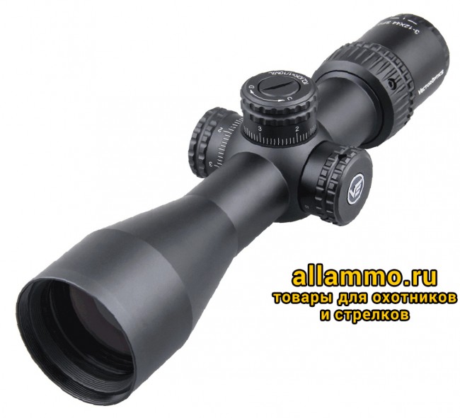 Оптический прицел Vector Optics Veyron 3-12x44 SFP кольца 30мм (для пневматики)