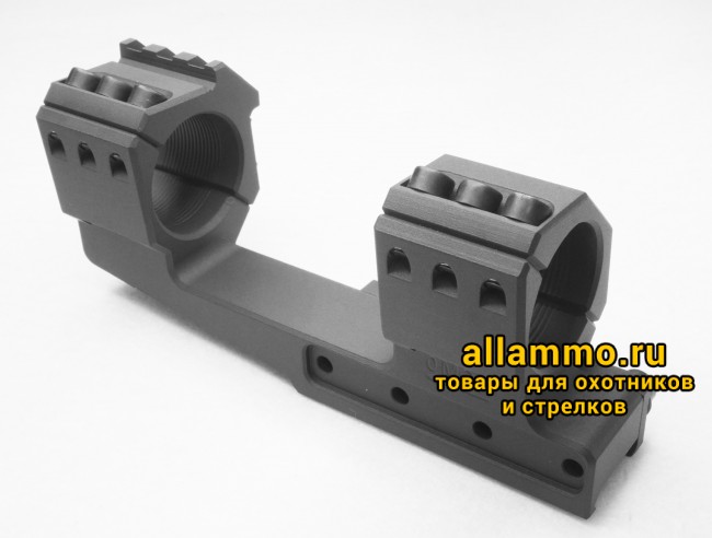 bf7676083b0816f057bef5c502fa2941.jpg Моноблочный кронштейн РОСТ "ХВАТ" 30мм H20,5мм 0MOA с выносом на Picatinny/Weaver