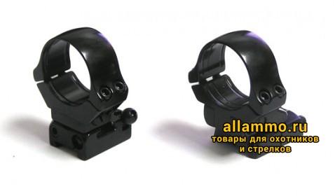 300-00114 Быстросъемные поворотные кольца Apel EAW 26мм с основаниями на Sako 75/85 KR=17мм BH=17,5мм