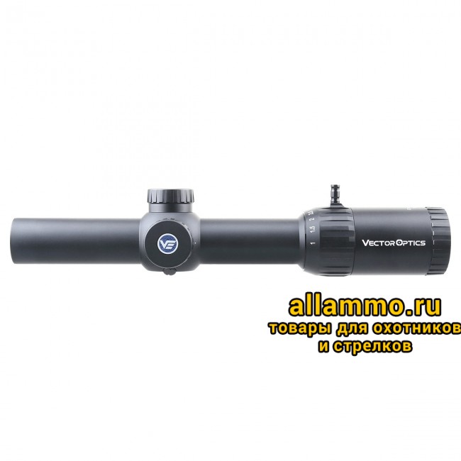 Оптический прицел Vector Optics Constantine 1-10x24 SFP Fiber кольца 30мм