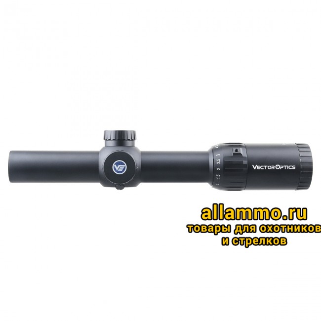 Оптический прицел Vector Optics Constantine 1-10x24 SFP Fiber кольца 30мм