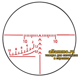 1,5-1000 Оптический прицел Беломо ПОСП 6x24 на Тигр/СКС с ЛЦУ