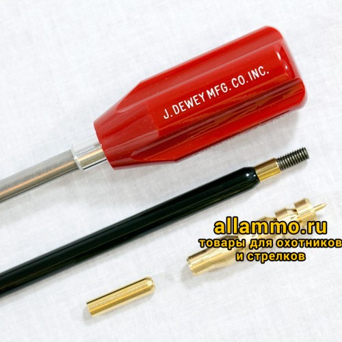 8cc4d70a18cf729faecbcc9f6596d9b1.jpg Шомпол J.DEWEY для .50 калибра (12,7мм) 137 см (54") из 2х частей в оплетке 50C-54