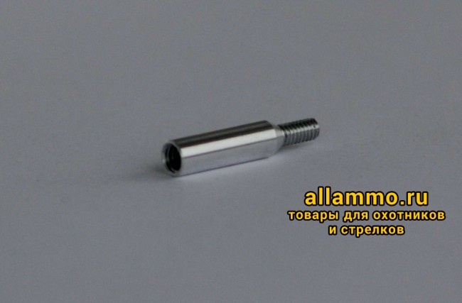 Переходник ЧИСТОGUN - дюраль, папа/мама, резьба дюймовая 5/40 на 8/32 к шомп. Dewey 17/20C, Tipton17-20