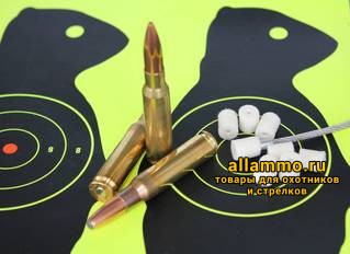 Шомпол гибкий ЧИСТОGUN кал. от .22 (5,6мм.) с иглой под патчи, 100см. (CHS-1-100)