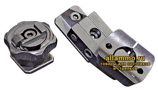 13617_3 1024-60039 Быстросъемный поворотный кронштейн MAK под шину Swarovski с основаниями на Heym SR 21 KR=34мм BH=17мм