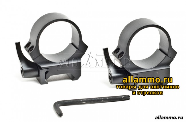 Крепление Leupold (кольца 30мм) QRW на базу weaver средние 49863