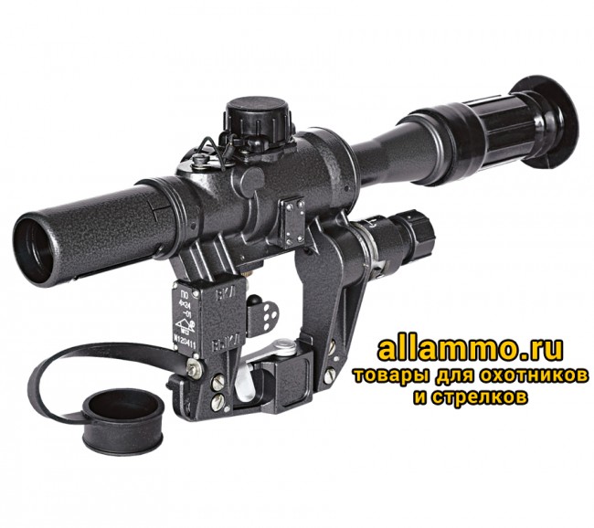Оптический прицел НПЗ ПО 4x24 на Сайгу Вепрь