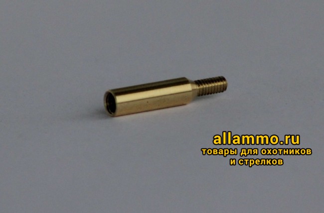 Переходник ЧИСТОGUN - латунь, папа/мама, резьба дюймовая 5/40 на 8/32 к шомп. Dewey 17/20C, Tipton17-20