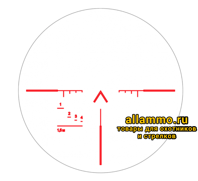 Призматический прицел Р2,5х24 L BREVIS LS400