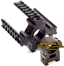 LEAP%20RG178%2025WM.jpeg RG178-25DM Кольца Leapers 25,4 мм для установки на оружие с призмой 10-12 мм с тремя базами WEAVER на одном кольце, средние