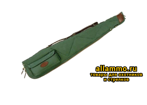 "Allen" Чехол для ружья 132 см с карманом зелёный