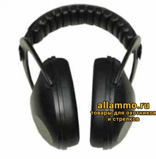 Наушники Профи 1000, складные, чёрные, 24 дБ