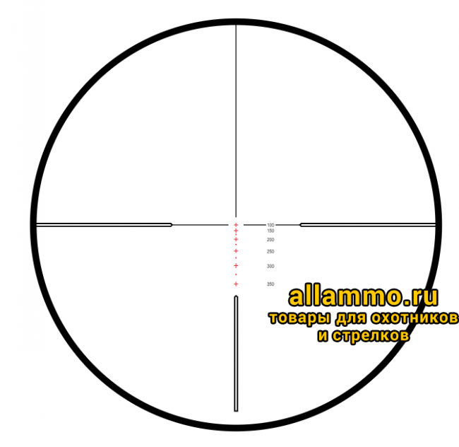 Rimfire .17 HMR Reticle (16×) Оптический прицел Hawke Vantage 30 WA IR 4-16x50 SF