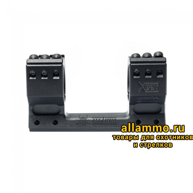 Моноблочный кронштейн РОСТ "ХВАТ" 34мм H20мм 40MOA на Picatinny/Weaver