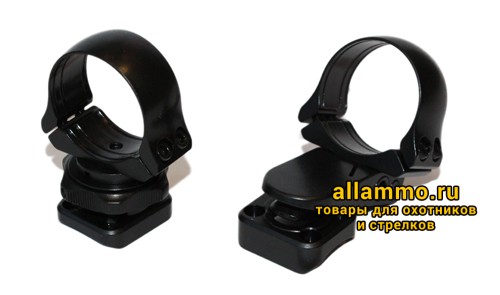 25599 1024-26128 Быстросъемные поворотные кольца MAK 26мм с основаниями на Browning X-Bolt KR=34мм BH=17мм