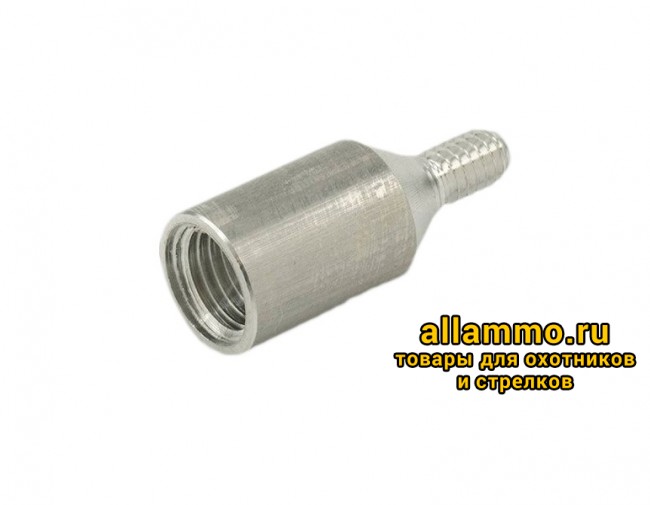 43e8b63e61dcae885d468c32422f4d94.jpg Адаптер Bore Tech переходник, папа 8-32 на маму 5/16-27, алюминий (SSAD-10-010)