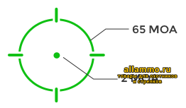 Коллиматорный прицел Holosun AEMS Green
