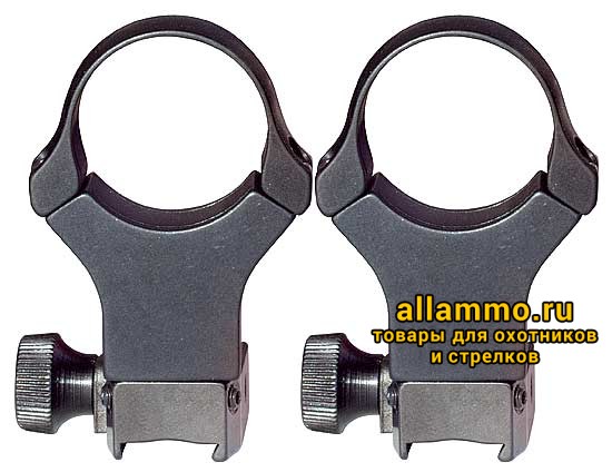 134-81000 Быстросъемные кольца Apel EAW 26мм на призму 11 мм BH=26мм