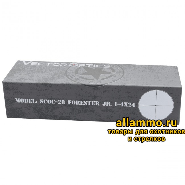 Оптический прицел Vector Optics Forester 1-4x24 SFP кольца 30мм