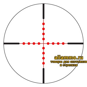 mildot Оптический прицел Беломо ПОСП 8x42 на Weaver WД М6 Pro