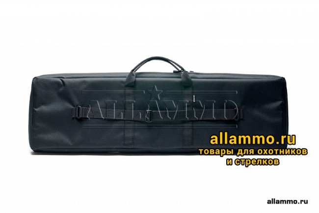 2 (А-7-1ч) Кейс VEKTOR из капрона чёрный, пенополиэтилен, крепление "молле"с отделениями под магазины